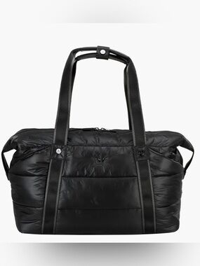 Oliver Thomas Black Quilted Travel Tote